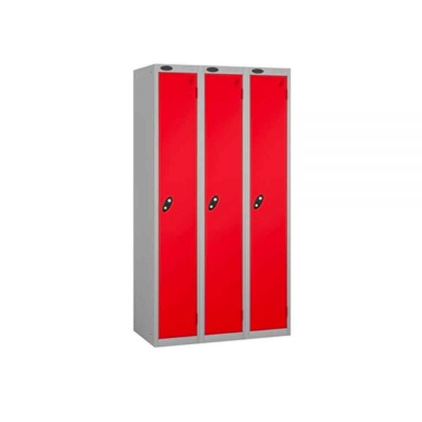 1 Door - Full height steel locker - FLAT TOP - Depth 305mm - Image 6