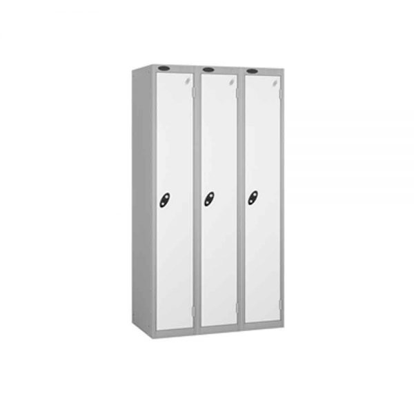 1 Door - Full height steel locker - FLAT TOP - Depth 305mm - Image 7