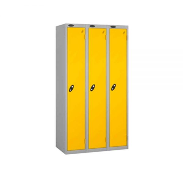 1 Door - Full height steel locker - FLAT TOP - Depth 305mm - Image 9