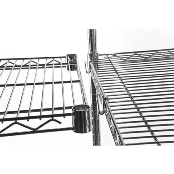 Chrome Wire 4 Shelf Extension Bay - Image 2